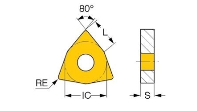 Płytka WNMG 080408 PP IC907