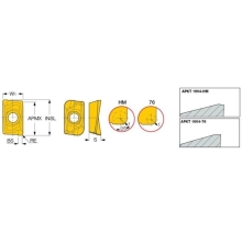 Plytka APKT 1604 PDR HM IC328