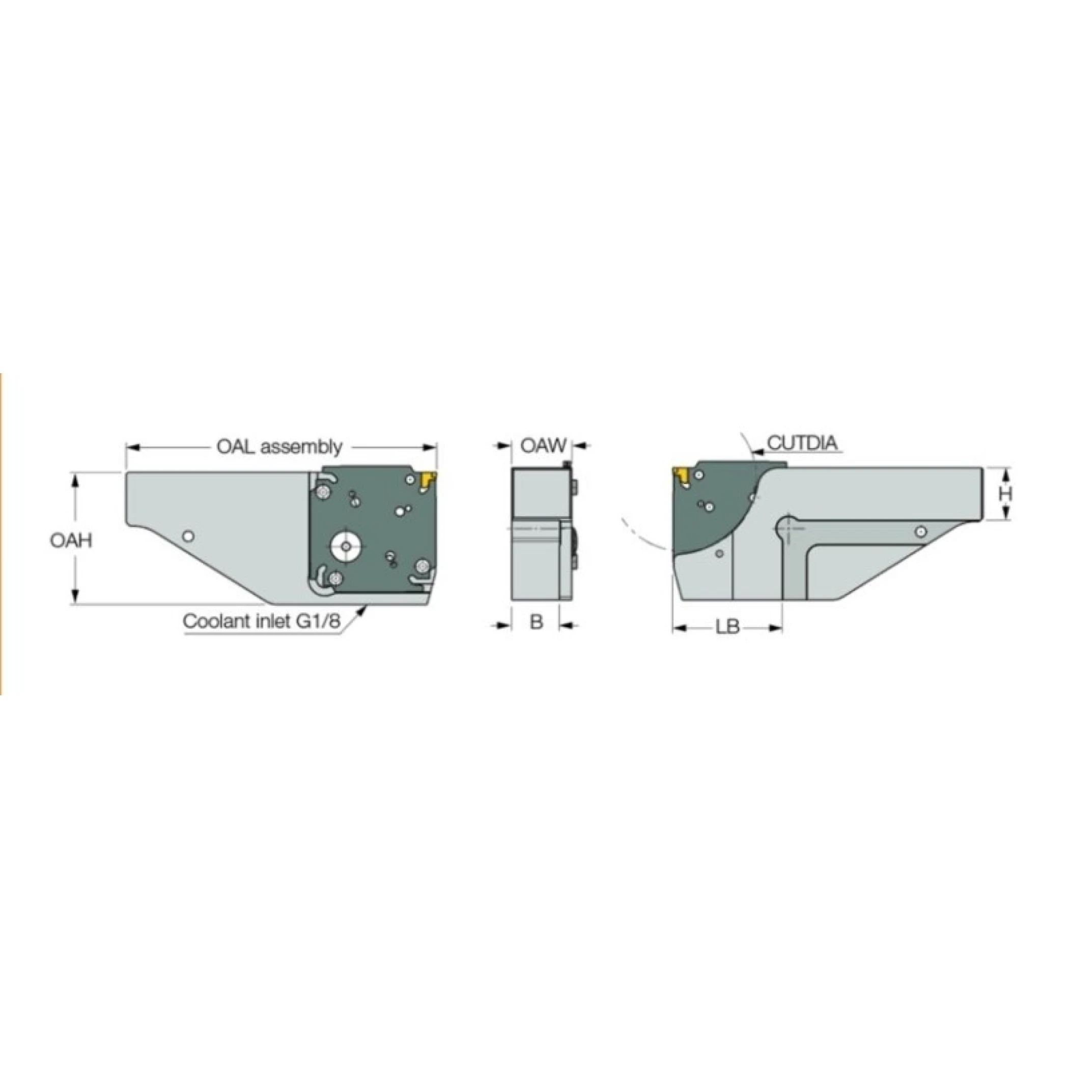 Blok mocujący TGTBQ 20R-D82-JHP