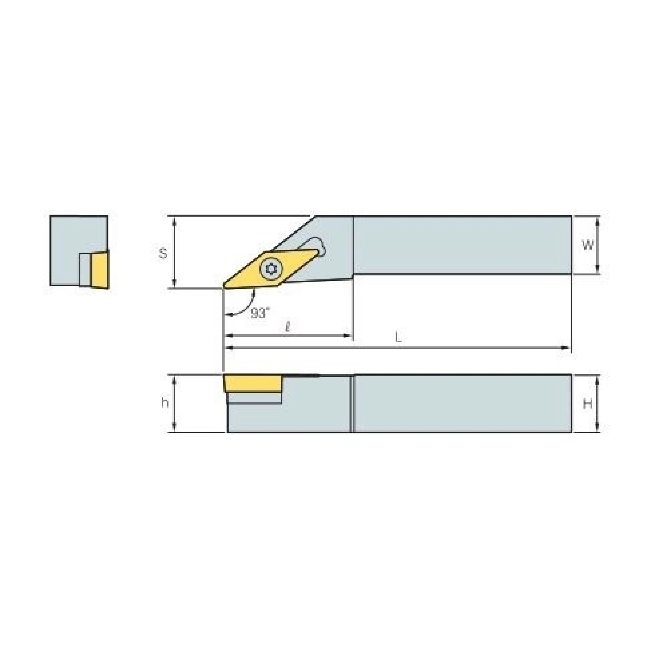 Nóż tokarski składany SVJCR 2525-M16